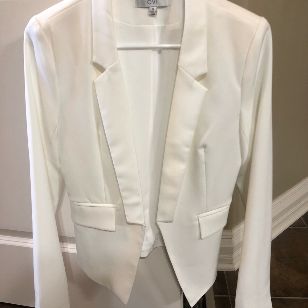 White blazer